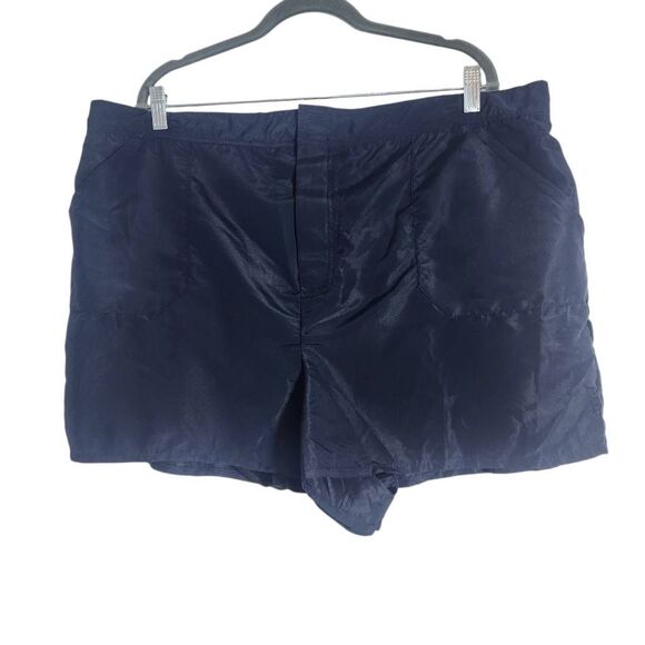 Aquabelle Women's Navy Swim Short NWT Size 24 Plus Size Swim Short - Picture 1 of 9